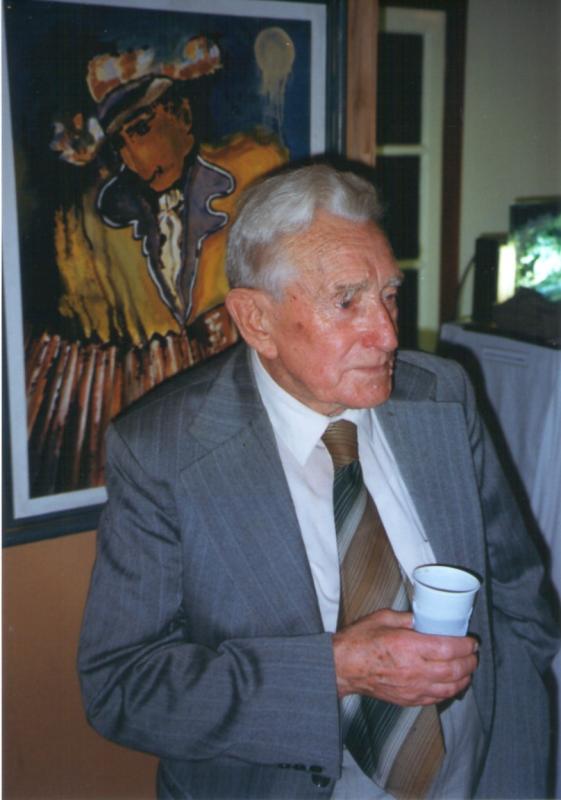 Felix Berdyczak, en 1999.          Foto de Rodolfo Cabral.